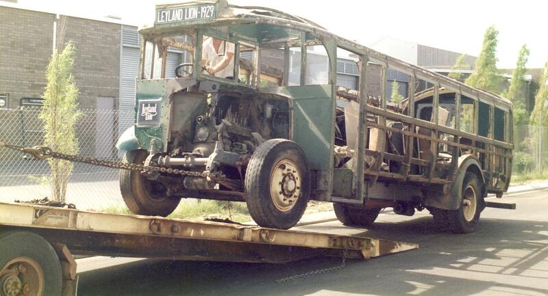 Metro 22 leyland lion lt1 4 cyl 5 1l petrol 4 cyl 5 7l diesel being moved 25 4 90