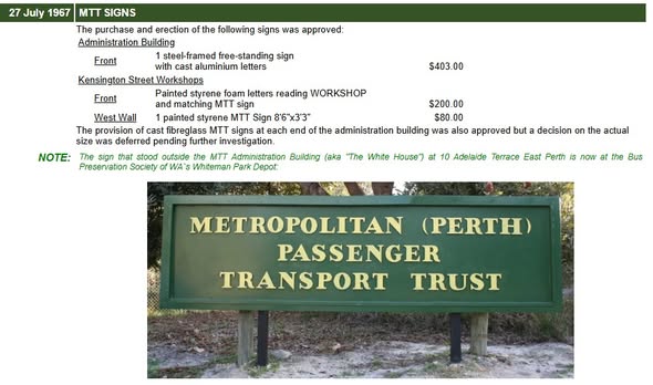 Historic MTT sign being restored